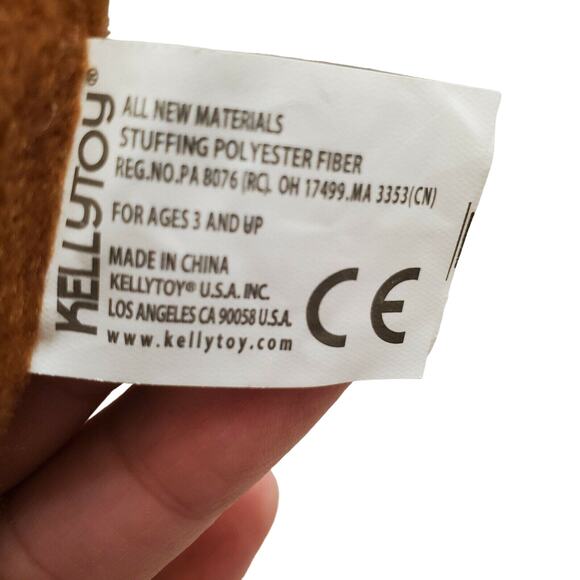 Kelly Toy The Original Bean Pals Brown Bear Plush 6" - Picture 6 of 6